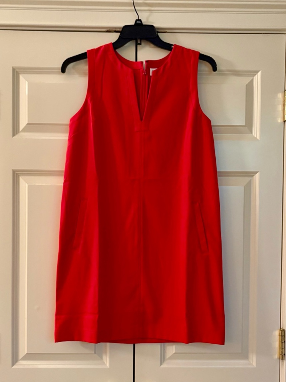 GAP Sleeveless Red Mini Dress with V-Notch